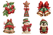 Christmas Clipart Bundle, an Illustration by Daily.Designs (Thumbnail 5 of 5)