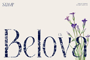 CS Belova Stamp, a Serif Font by Craft Supply Co. (Thumbnail 1 of 8)