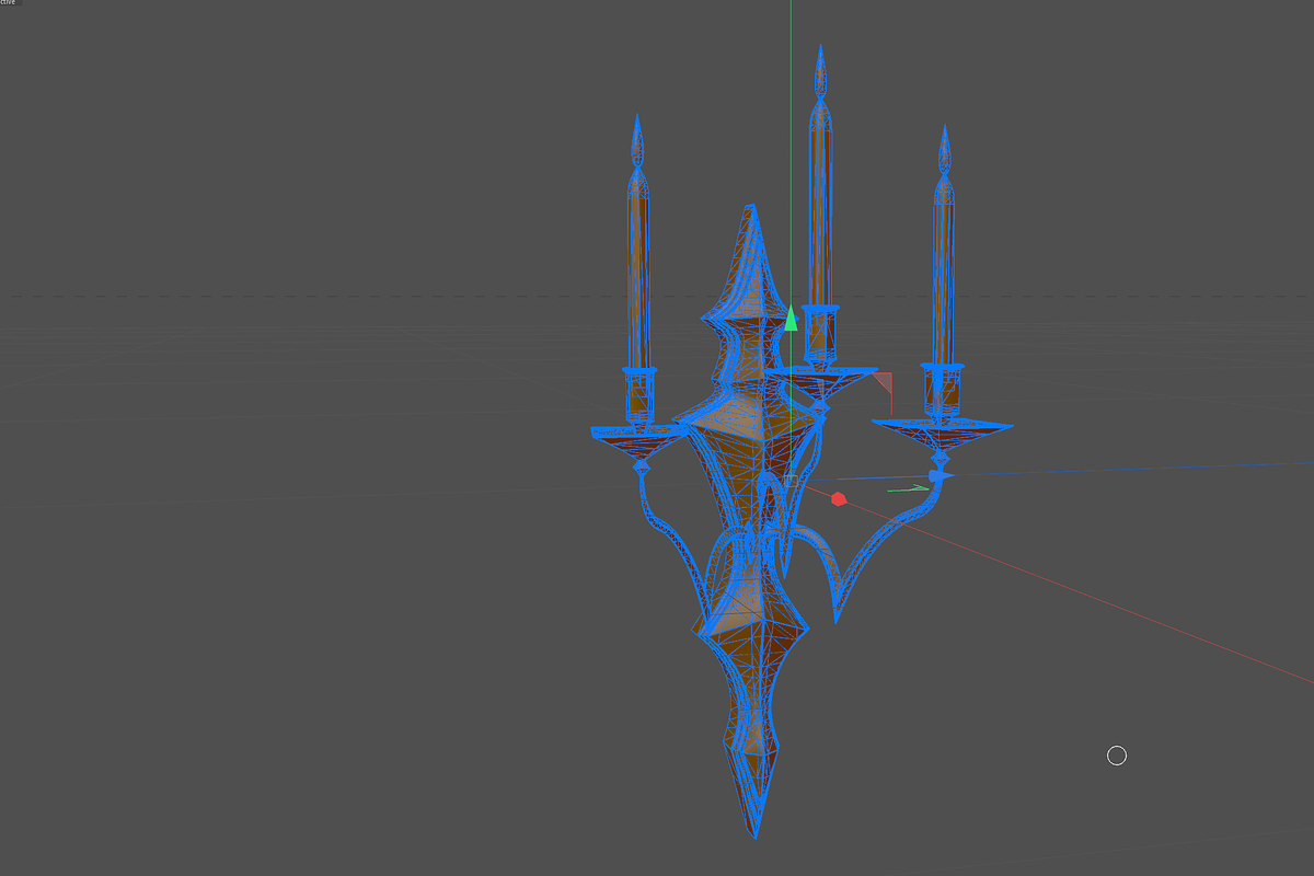 Chandelier 3d model (game ready), a Light 3D Model by Snji | 3D Models (Photo 17 of 18)