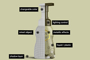 Foaming Cosmetic Bottle Mockup, a Cups & Container Mockup by Digitalphaser (Thumbnail 2 of 8)