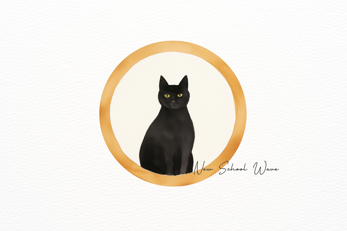 Cute Cat Portrait Round Clipart, an Animal Illustration by New-School-Wave (Photo 3 of 5)