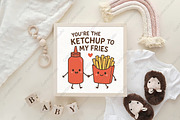 Ketchup to My Fries PNG, an Illustration by CraftArtStudio (Thumbnail 4 of 4)