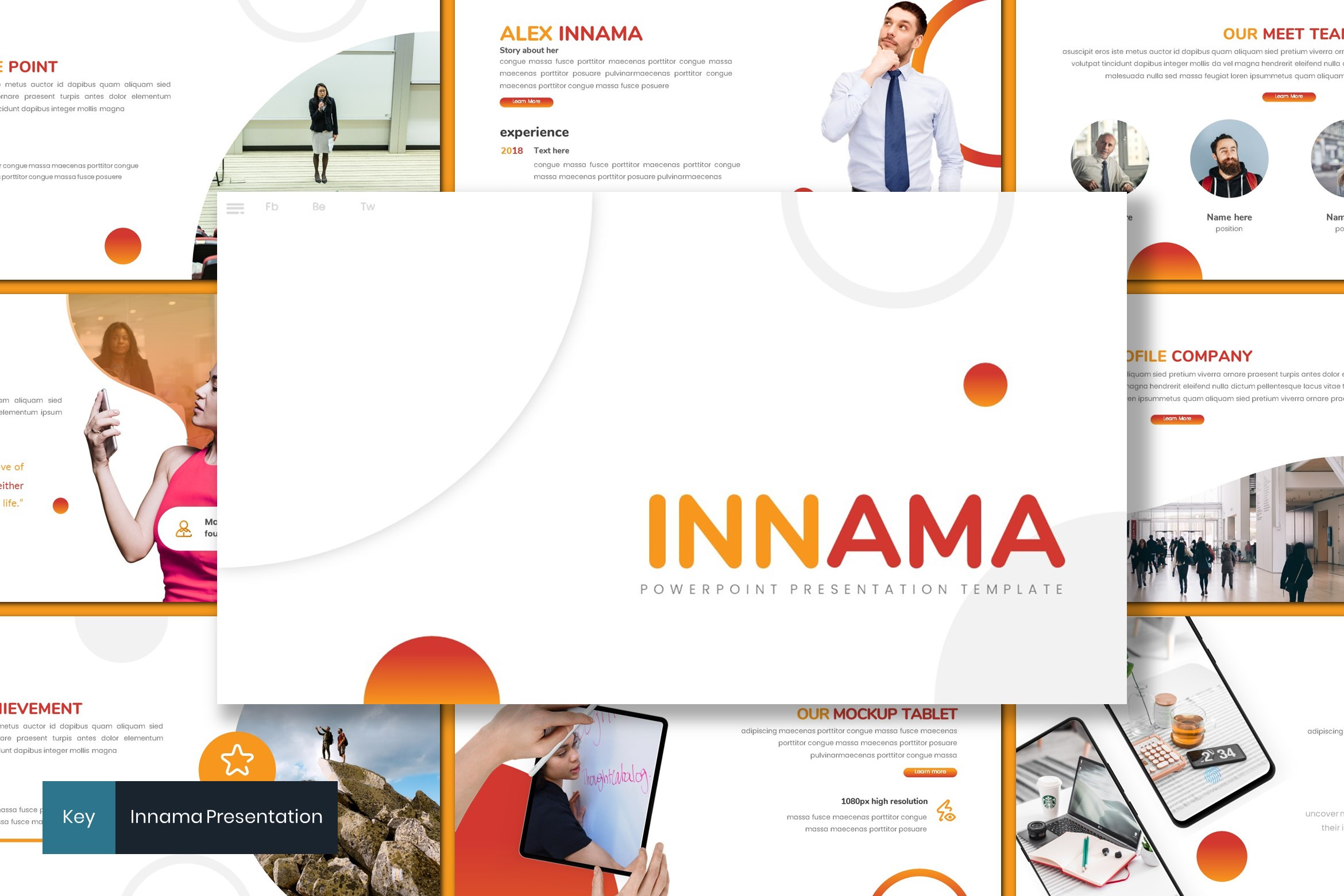 Innama - Keynote Template, a Presentation Template by inspirasign
