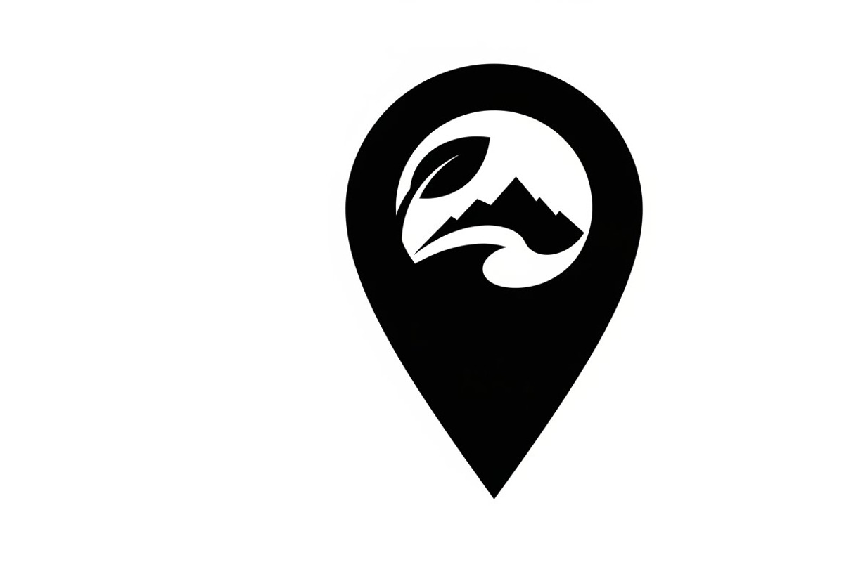 Modern location pin silhouettes, an Illustration by Amazin_art (Photo 12 of 31)