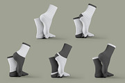 7 Mockups Socks in the 3D Style, a Bottom Mockup by Grow Design Craft Studio (Thumbnail 5 of 7)