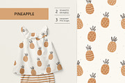 Pineapple, a Pattern Graphic by Olena Kuznietsova (Thumbnail 1 of 8)