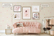 ROSIE'S NURSERY Wall&Frame Mockups, a Poster Template by MyHomeMockups (Thumbnail 6 of 11)