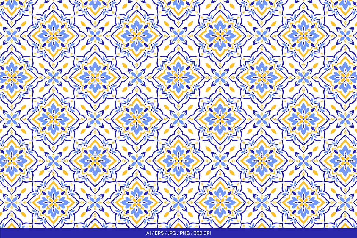 Mediterranean Style Tiles and Motifs, a Pattern Graphic by Vodoleyka (Photo 13 of 16)