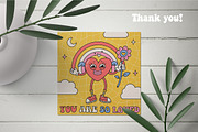 Groovy love: Valentine's day cards, a Card Template by Lana Sham (Thumbnail 4 of 4)