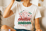 Chillin' Season Christmas Hand-Drawn, a Graphic by mh_arif (Thumbnail 3 of 4)