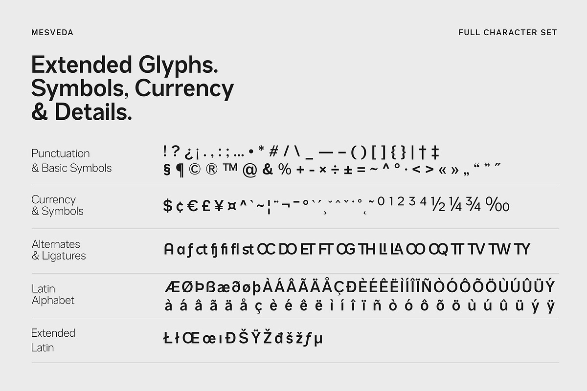 Mesveda - Contemporary Sans Serif, a Sans Serif Font by agnyhasyastudio (Photo 15 of 19)