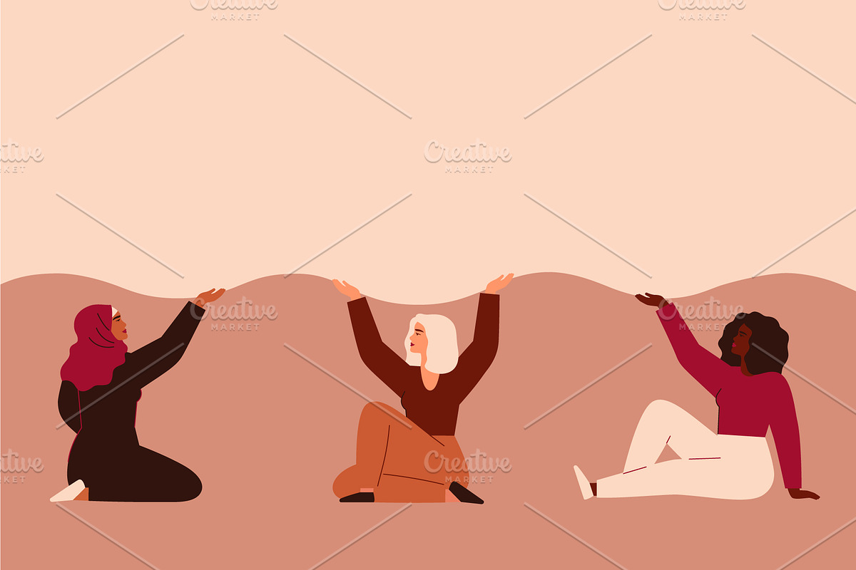 Women in Unity for Women, a Person Illustration by Mary Long (Photo 4 of 5)