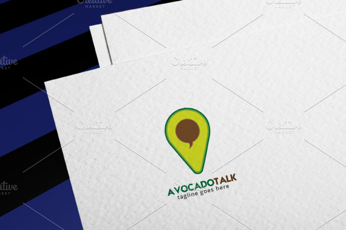 Avocado Talk, a Branding & Logo Template by da_only_aan (Photo 1 of 2)