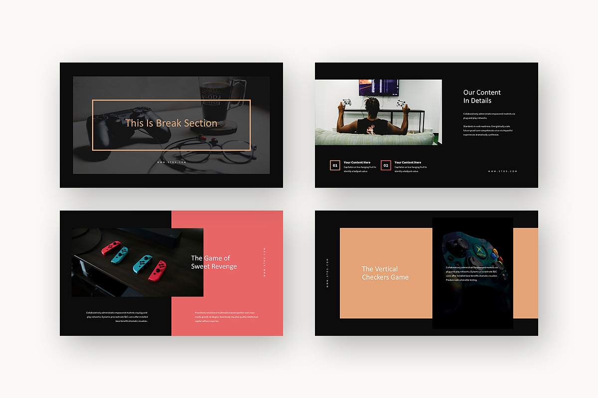 Stos : Gaming Biz Google Slides, a Presentation Template by Punkl Camp (Photo 13 of 16)