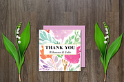 Watercolor Flower Wedding Suite, an Invitation Template by aticnomar (Thumbnail 5 of 5)