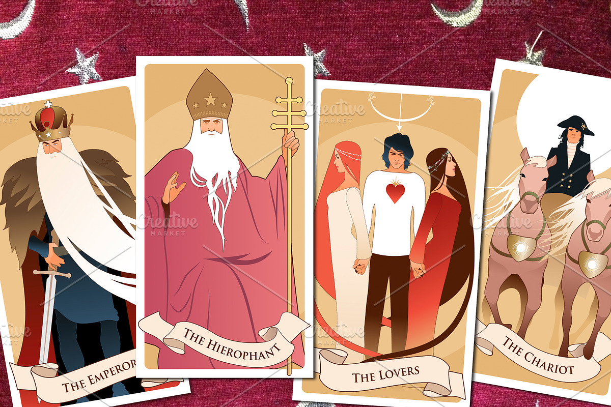 All Major Arcana Tarot Cards, an Illustration by La Inspiratriz (Photo 3 of 7)