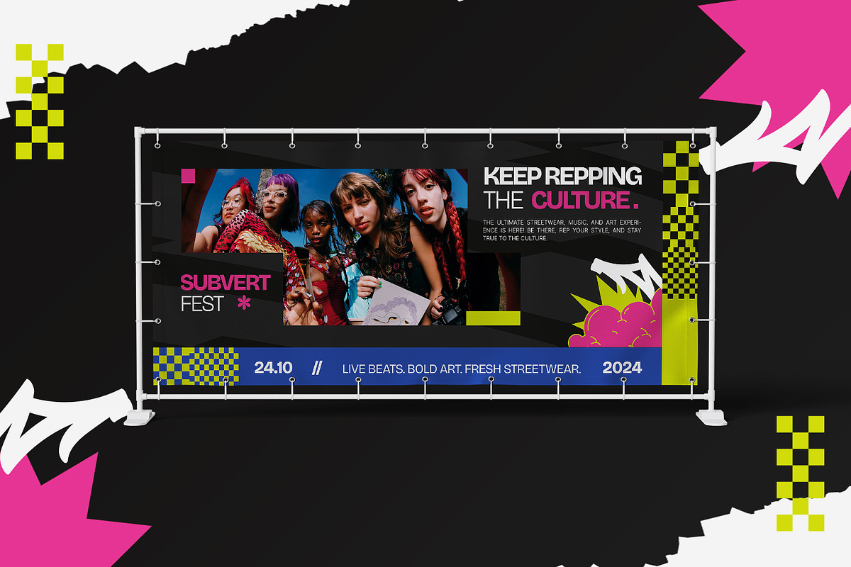 Subvert Fest - Banner Landscape, a Print Template by StreaksideStd (Photo 2 of 3)