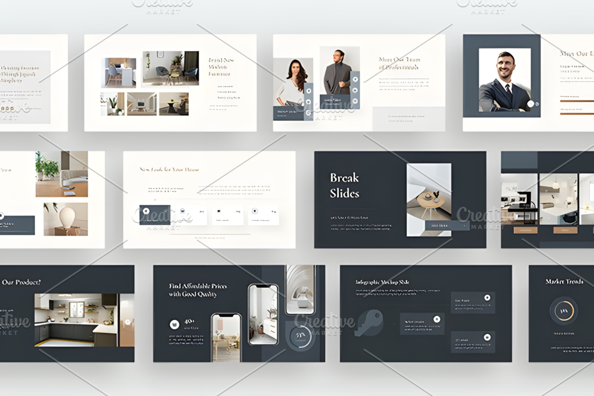Interior Design Proposal Google Slid, a Social Media Template by Ink Gallery (Photo 3 of 5)
