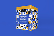 Metal Tin Box Mockup, a Packaging Mockup by Qaleb Studio (Thumbnail 1 of 3)