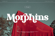 Morphins | Display Serif, a Serif Font by Pentagonistudio (Thumbnail 1 of 11)