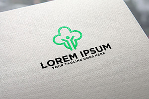 Happy Healthy life logo idea, a Branding & Logo Template by REDVY CREATIVE