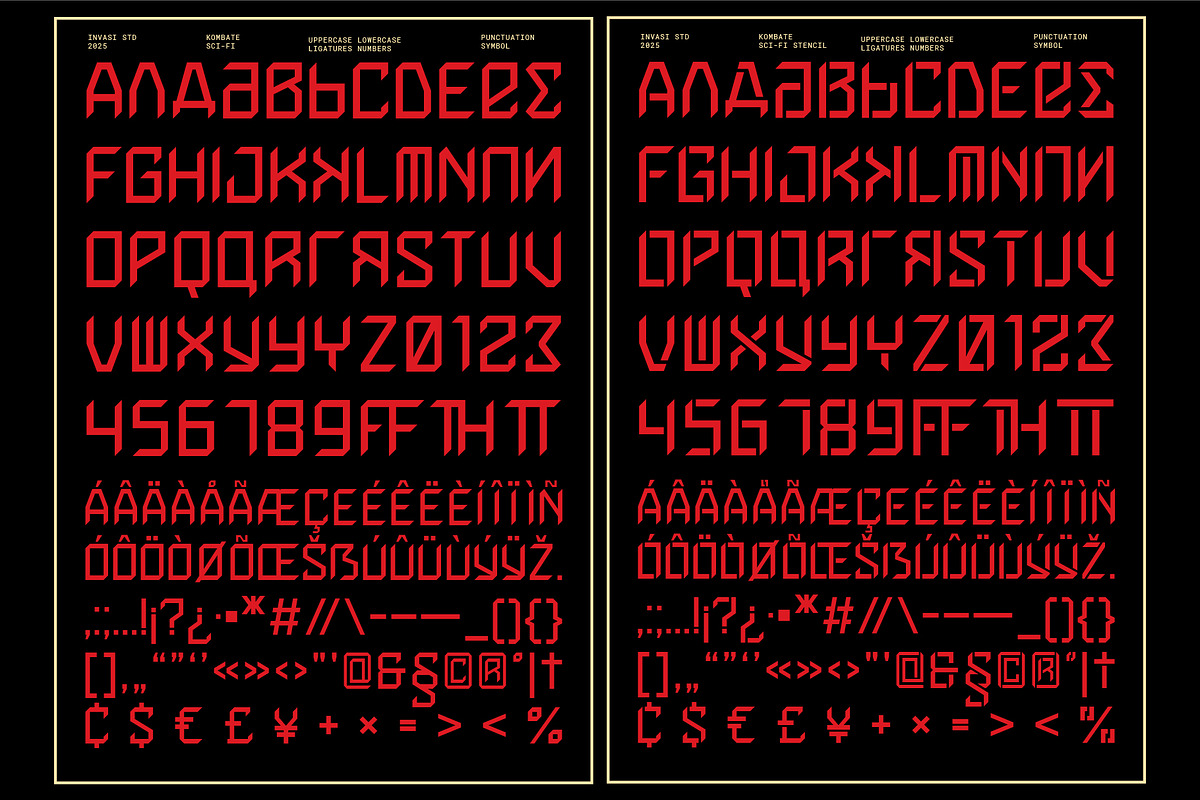 Kombate – Sci-Fi Propaganda Font, a Sans Serif Font by Invasi Studio (Photo 12 of 12)