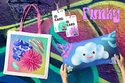 Funky Abstract 3D Shapes, Characters, a Graphic by LarysaZabrotskaya (Thumbnail 8 of 10)