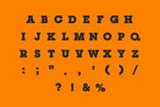 Varsity Design, a Slab Serif Font by Fourteen Letter (Thumbnail 6 of 8)