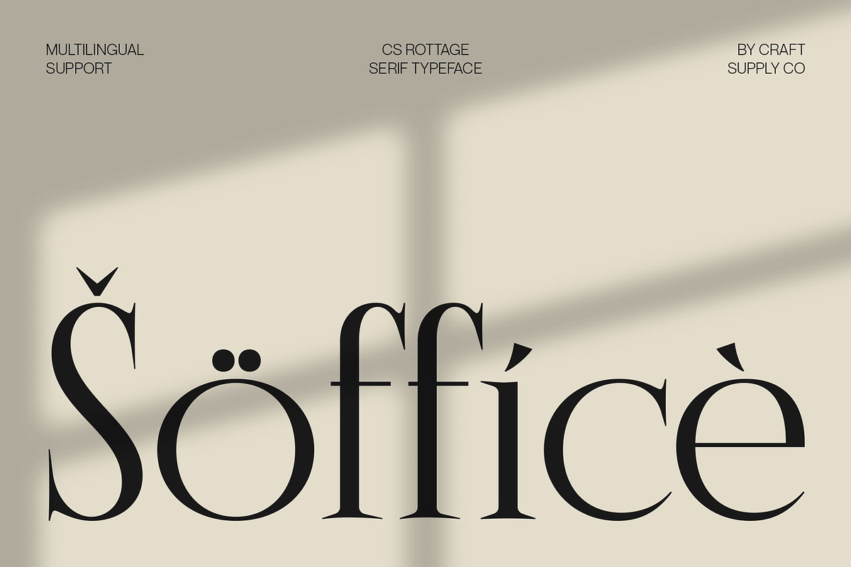 CS Rottage – Classic Serif Font, a Serif Font by Craft Supply Co. (Photo 3 of 8)