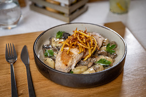 Delicious grilled chicken breast, a Photo by Grafvision photography