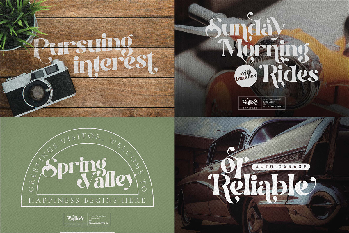 Retro Font Bundle, a Font by Flawless And Co (Photo 3 of 11)