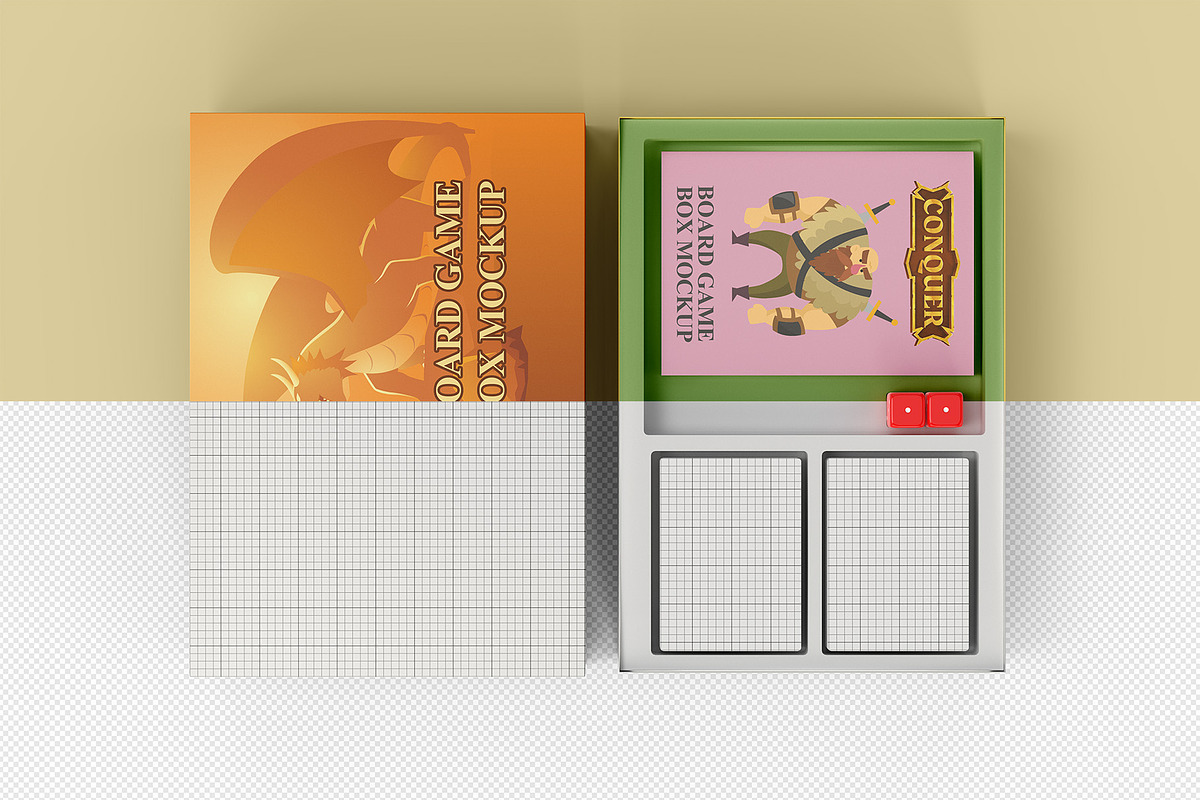 Board Game Box Mockup - 5 views, a Packaging Mockup by Illusiongraphic (Photo 14 of 19)