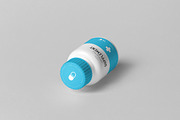 Supplement Jar & Box Mock-up 8, a Cups & Container Mockup by Yogurt86 (Thumbnail 2 of 12)