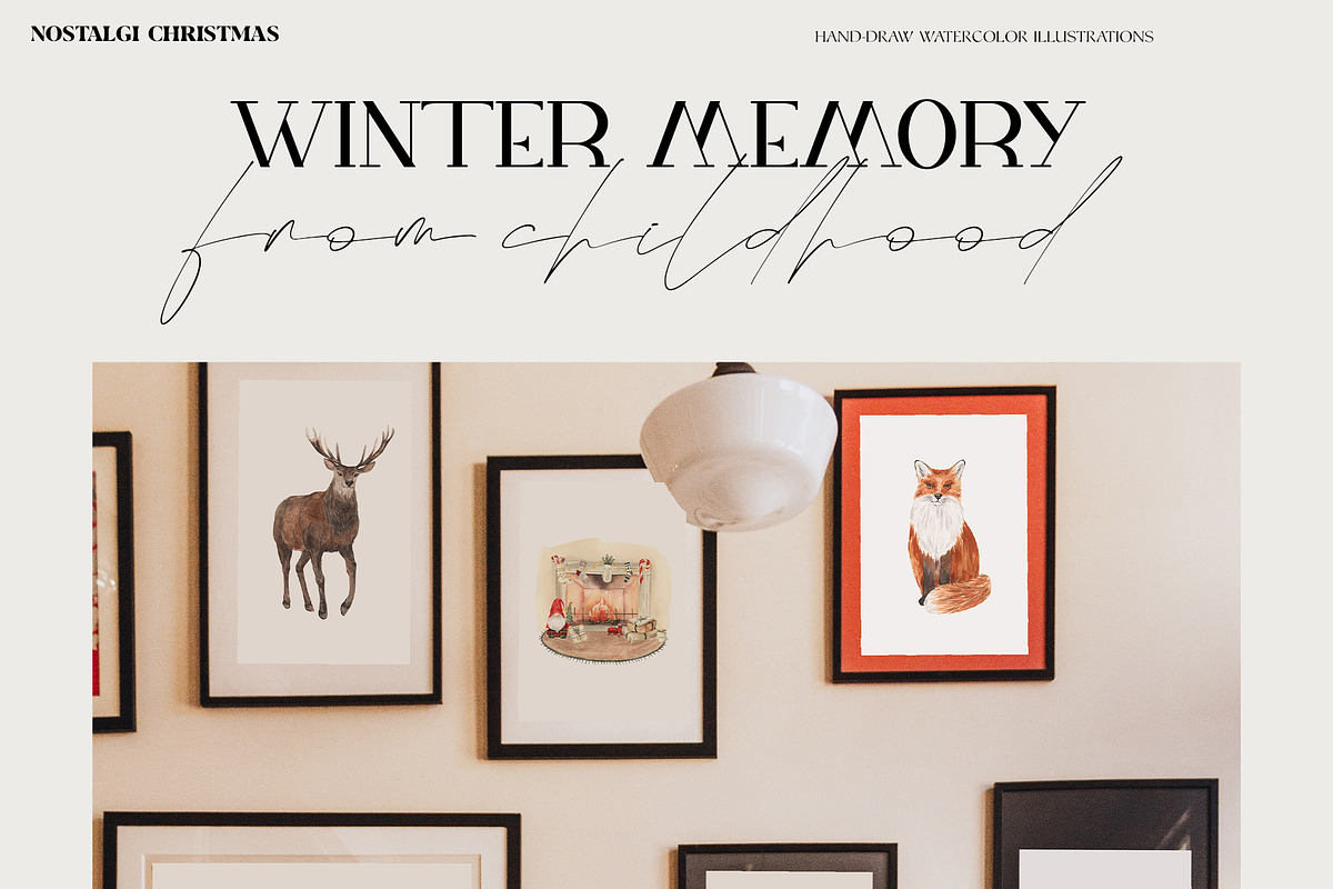 Winter memory Christmas, a Seasonal Illustration by LiChu Art (Photo 7 of 30)