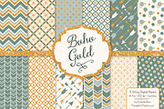 Hemlock Green Glitter Patterns, a Pattern Graphic by Amanda Ilkov (Thumbnail 1 of 3)