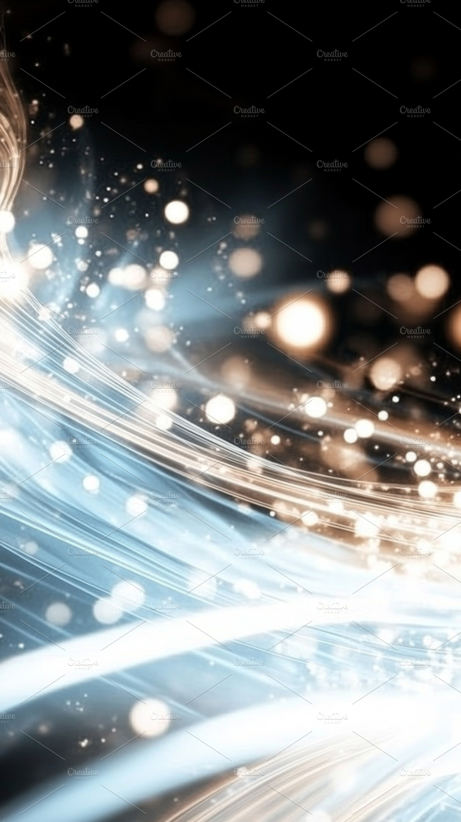 Abstract swirling light background w, a Photo by Dvoevnore photos
