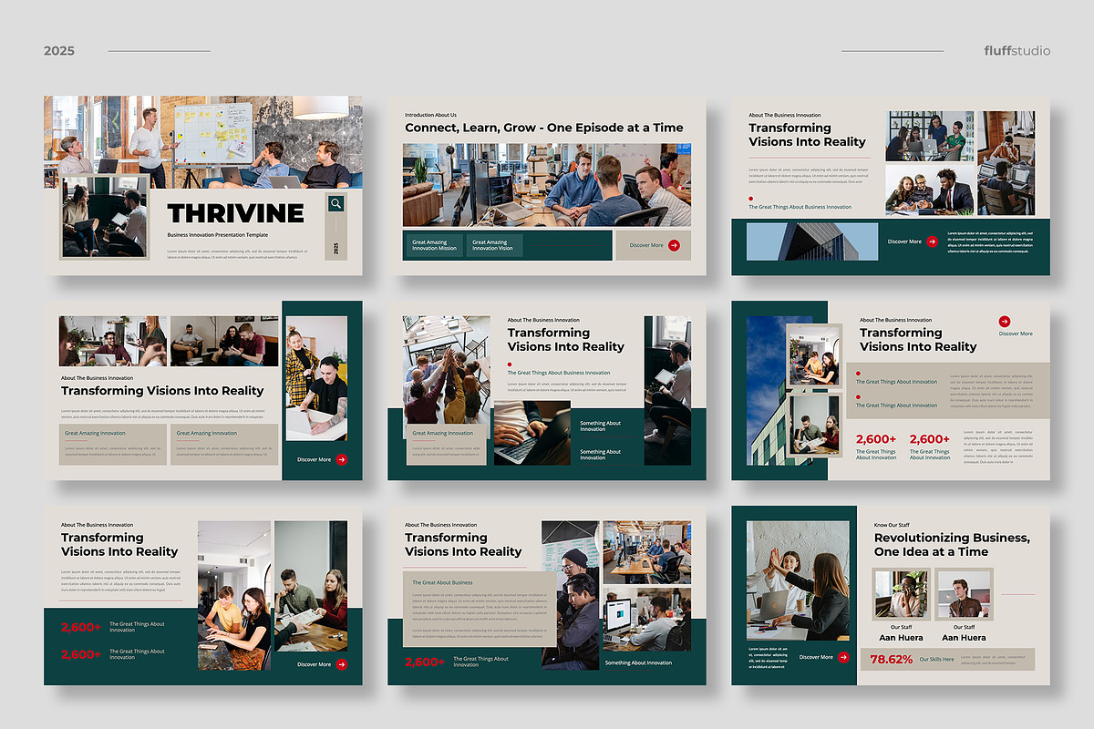 Business Innovation Keynote Template, a Presentation Template by fluffstudio (Photo 2 of 4)