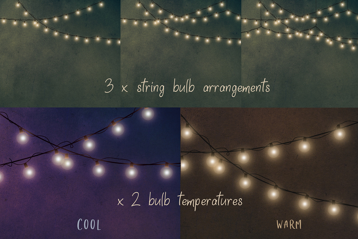 Fairy light overlays, an Object Graphic by Paper Farms (Photo 2 of 6)