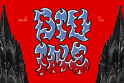 CS Demure – Black Metal Font, a Blackletter Font by Craft Supply Co. (Thumbnail 7 of 8)