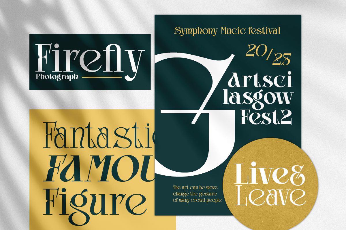 Glamour Avegato - Family Serif Font, a Serif Font by Say Studio (Photo 2 of 10)