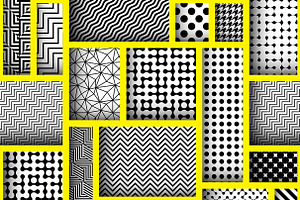 10 Seamless Geometric Patterns