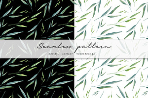 Greenery seamless pattern