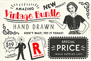 ZACK Vintage Font Bundle, a Handwritten Font by Studio ZACK (Thumbnail 5 of 7)
