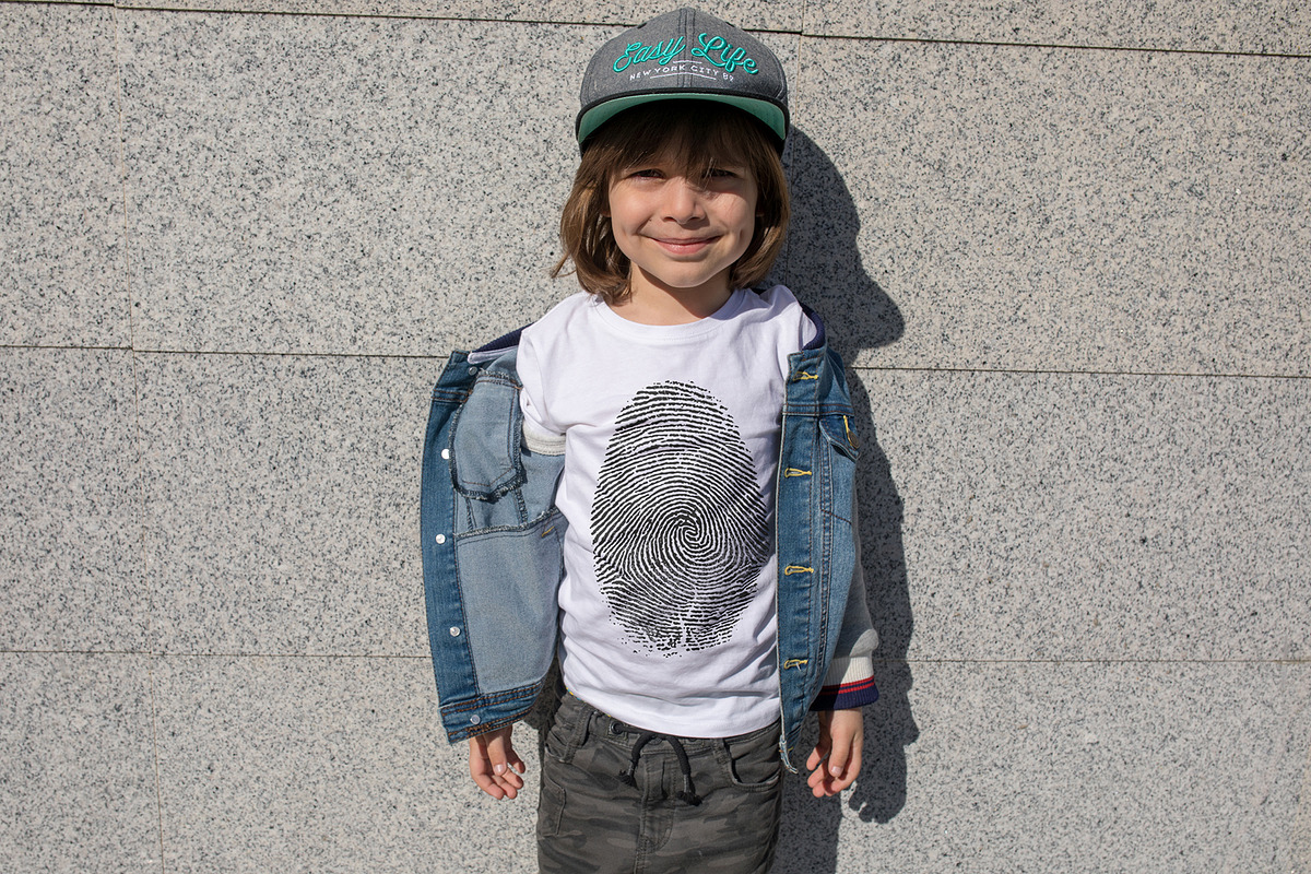 100 Kid's T-Shirt Mock-Up 2018 #22, a Shirt Mockup by Freeman Studio (Photo 87 of 107)