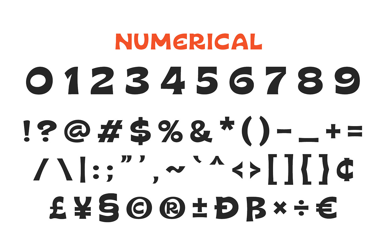 Qenary Vokela – Chunky Sans Serif, a Sans Serif Font by decographstud (Photo 6 of 7)