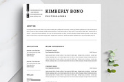 Resume With Cover Letter, a Resume Template by Blackcloud_Creations (Thumbnail 1 of 7)