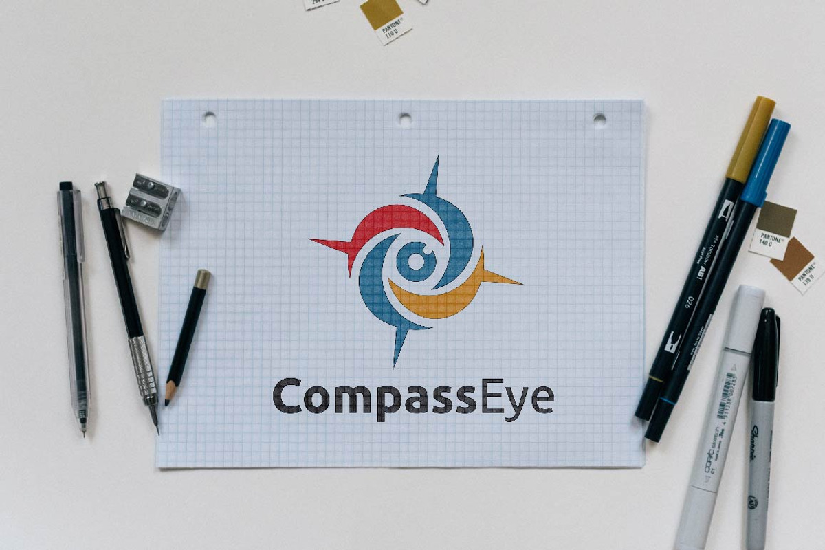 Circle Compass Eye Direction Logo, a Branding & Logo Template by jongcreative (Photo 3 of 4)
