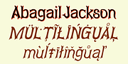 AbagailJackson, a Handwritten Font by Ingrimayne Type (Thumbnail 6 of 6)
