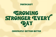 Melted Groovy Playful Display, a Sans Serif Font by Portocraft (Thumbnail 9 of 12)