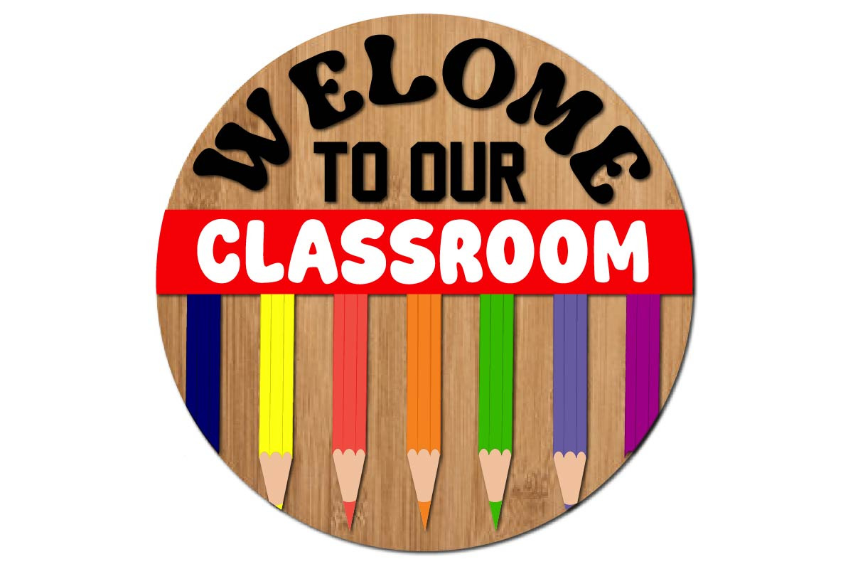 Welcome To Our Classroom Door Sign, an Object Graphic by EllaMaiyaali (Photo 5 of 5)